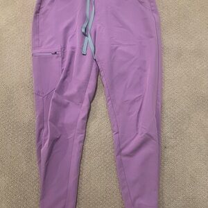 Figs Purple Jogger Scrubs
